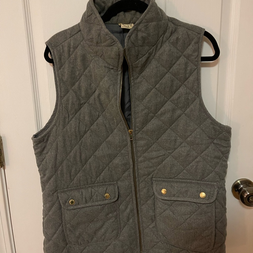 Quilted Vest Zip